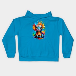 Little Dragon - Cute Baby Dragon Colourful Kids Hoodie